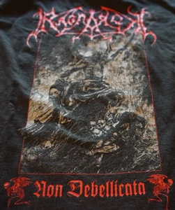 Ragnarok Non Debellicata Shirt Lrg Norwegian 2019 Owned By Alex Bouks Immolation - Picture 1 of 7