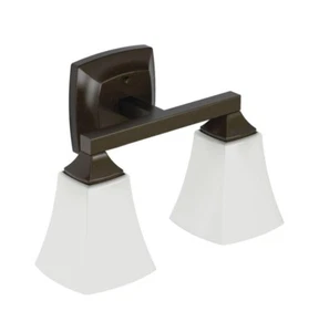 Moen YB5162ORB Voss 2-Light Dual-Mount Bath Bathroom Vanity Light Fixture - Picture 1 of 8