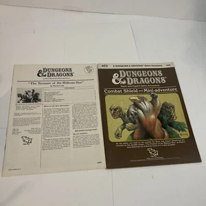 Dungeons & Dragons Combat Shield incl Mini-adventure AC2 TSR 9099 D&D module - Imagen 1 de 13