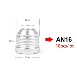 10pcs - 16AN Aluminum Weld Nut Valve Cover Catch Can Fit for HONDA ACURA B16 B18 - Picture 1 of 5