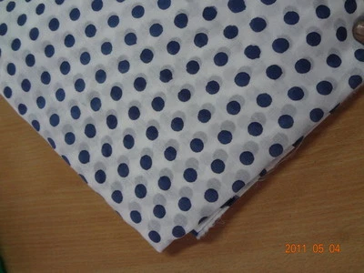 10 Yard Dressmaking 100% Cotton Fabric 44” Wide Block Printed Indian Polka dot - Image 1 of 3