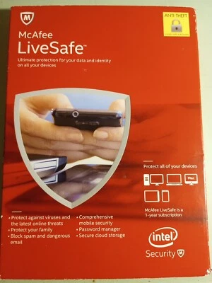Tech Depot Services McAfee LiveSafe  - Unlimited Device 1 Year Subscription - Image 1 of 3