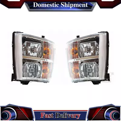 Левая правая фара в сборе TYC подходит для Chevrolet Silverado 2500 2007 2008 2009 годов выпуска - Изображение 1 из 4