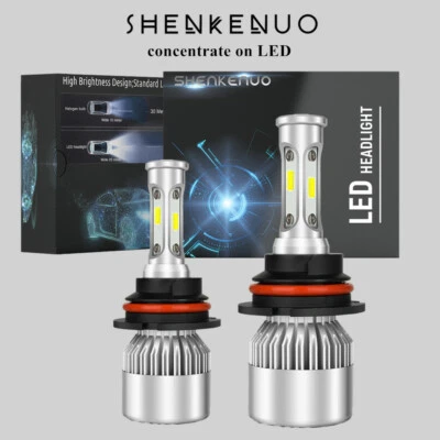 S2 9007 LED Headlight Bulbs Kit Hi/Lo Beam For Geo Tracker 1989 - 1994 White - Image 1 of 4