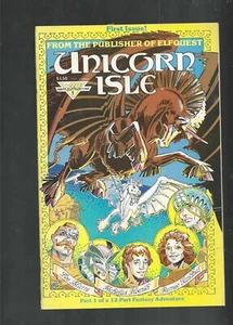 1986 Warp Graphics-Comics-Unicorn Isle #1- Betrayed-Black & White--VF - Picture 1 of 2