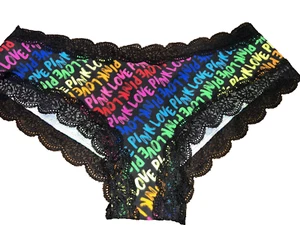 NWT Victoria Secret Women's (X-LARGE) BOYHORTS LACE 5Y0C - Picture 1 of 4