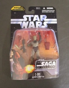 C-3PO w Battle Droid Head 2006 STAR WARS The Saga Collection MOC #017 17 VARIANT - Picture 1 of 1