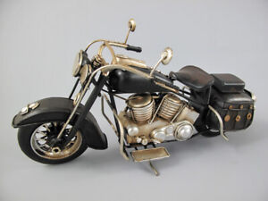 Blechmodell Modell Oldtimer Motorrad Beiwagen Gespann Bike Fahrzeug Deko