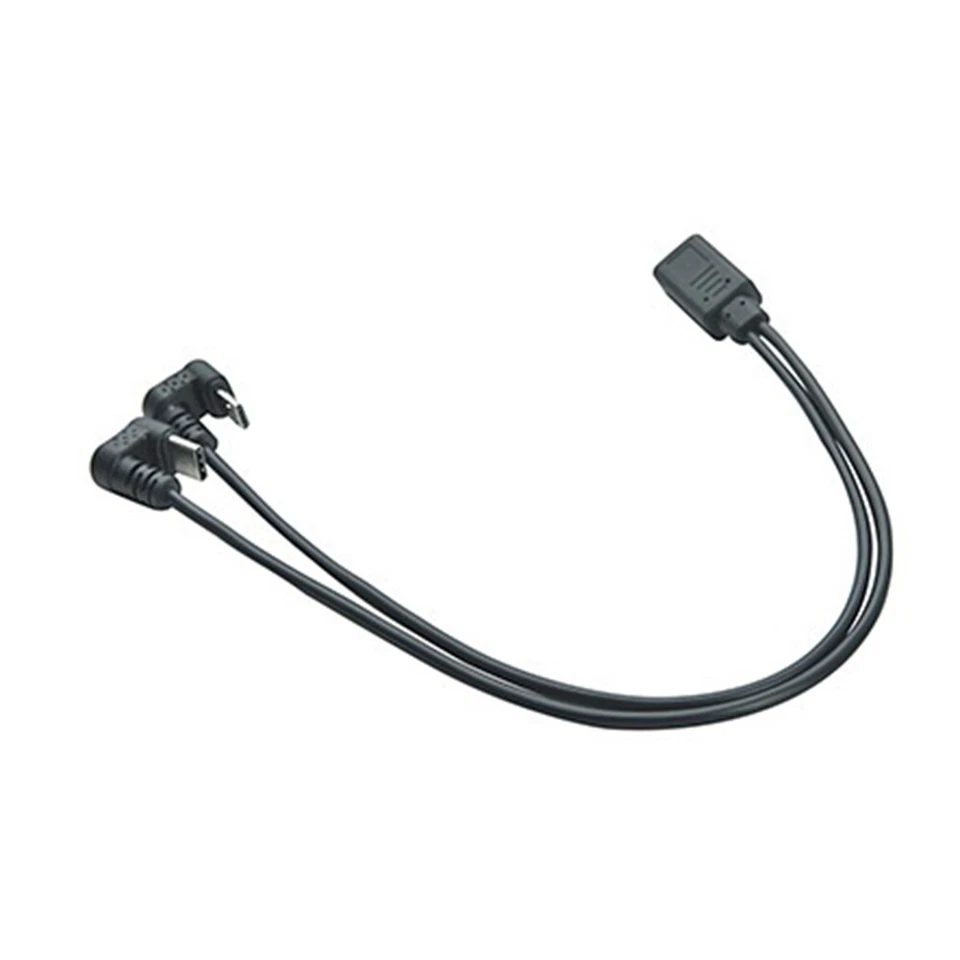 U Angle USB 3.1 Type C USB-C Female to C + Micro Male Adapter Connector Cable - Image 1 of 1