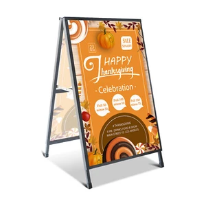 Custom A Frame Sign, Sidewalk Sign for Business Sandwich Board 24x36 - Picture 1 of 12