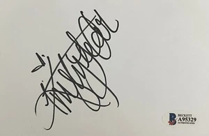 Kylie Jenner Signed Autographed Cut Beckett authenticated 4x6 - Picture 1 of 2