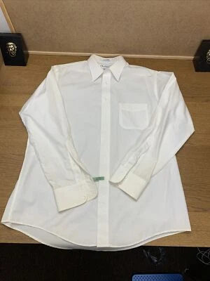 Burberrys of London Hombre Manga Larga Abotonada Talla 16 1/2 - 35 Hecho en EE. UU. Foto 1 de 4