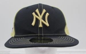 New Era 59FIFTY Cooperstown Coll New York Yankees Gold/Blk Fitted Hat 7 3/4 - Picture 1 of 9