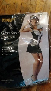 Halloween Kostüm Geist Kapitän Zwischenstopp Erwachsene Frau Frauen Medium M 8-10 Neu - Bild 1 von 3