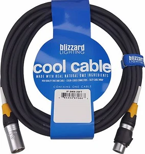 Blizzard DMX-IP-25Q "Cool Cable"  IP 25' 3-Pin XLR 22 Gauge DMX cable - Picture 1 of 2