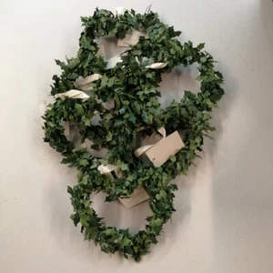 Efeuherzen 6x Antena-Joyería Autoschleife Mesa Kirchenbankschmuck 10cm - Imagen 1 de 8