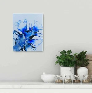 Abstrakte Malerei Kunst Acryl Bild Gemälde Modern ORIGINAL Art UNIKAT - Bild 1 von 7