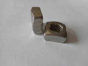 Vierkantmutter hohe Form DIN 557   M5 bis M12    Edelstahl VA    Vierkantmuttern - Bild 1 von 1