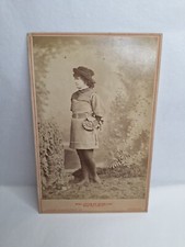 Victorian Cabinet Card Photo Beautiful Lady Actress Miss Litton As Rosalind 