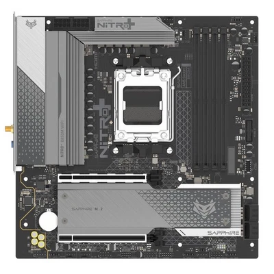SAPPHIRE NITRO+ B850M WIFI Mainboard Sockel AM5 - Bild 1 von 4