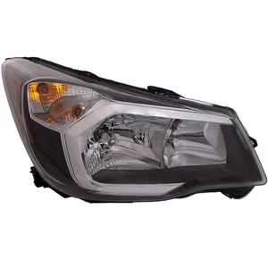 Headlight Halogen Gray Bezel CAPA Right Fits 2014-2016 Subaru Forester 2.0L - Picture 1 of 9