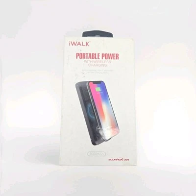 iWalk ScorpionAir Multi Cable Charger w/Wireless Power Bank Portable 8000mAh 10W - Image 1 of 3
