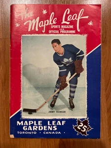 1948 Toronto Maple Leafs vs Detroit Red Wings program - Picture 1 of 2