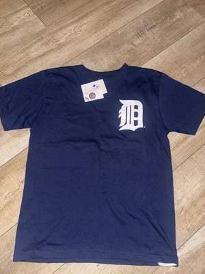 BNWT Detroit Tigers Max Scherzer #37 Majestic MLB Baseball Youth L T-Shirt Tee - Image 1 of 4