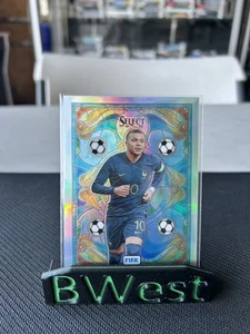 2023-24 Panini Select FIFA Kylian Mbappé #4 Stained Glass Prizm  NM - Picture 1 of 16