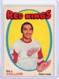 1971-72 O-PEE-CHEE BILL COLLINS #139 DETROIT RED WINGS VG VERY GOOD - Picture 1 of 2