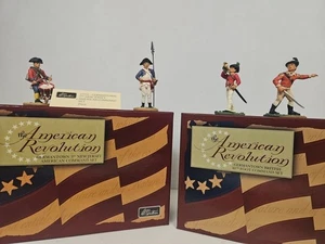 W BRITAIN GERMANTOWN BRITISH 40TH FOOT COMMAND 17351 + 3rd New Jersey Set 17352 - Picture 1 of 13