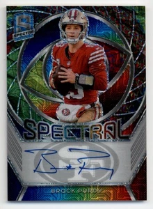 2024 Panini Spectra Spectral Signatures Meta #6 Brock Purdy Auto 10/25 - NM-MT - Picture 1 of 2