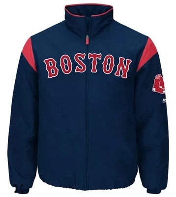Majestic Men's On Field Boston Red Sox Thermal Jacket MensThermal Coat Size Xlg - Image 1 of 4