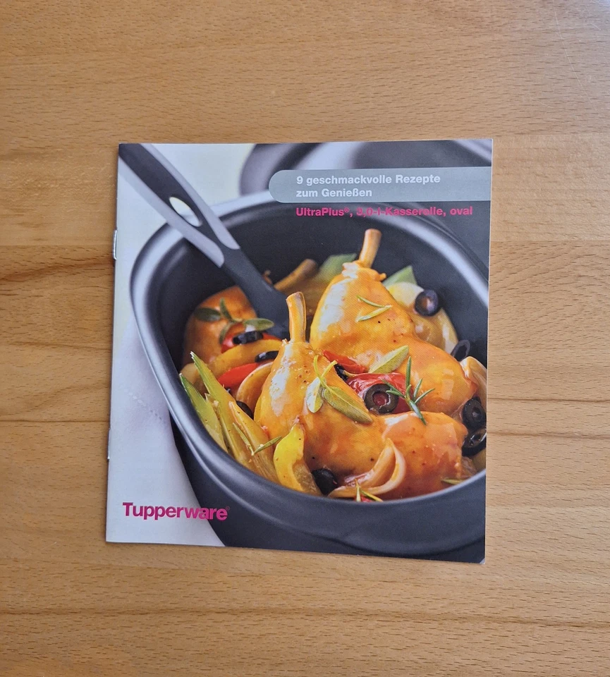 Tupperware kleines Rezeptheft für UltraPlus 3 l 9 Rezepte - Bild 1 von 1