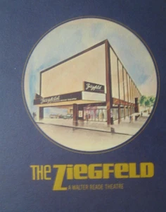 THE ZIEGFELD: A Walter Reade Theatre 1969 "NEU" Ziegfield Prospekt Near Mint - Bild 1 von 16