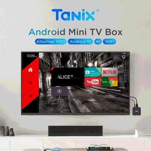 Tanix TX1 Mini Android 10 Smart TV Box Allwinner H313 2.4G Wifi 4K HD 2GB 16GB  - Image 1 of 4