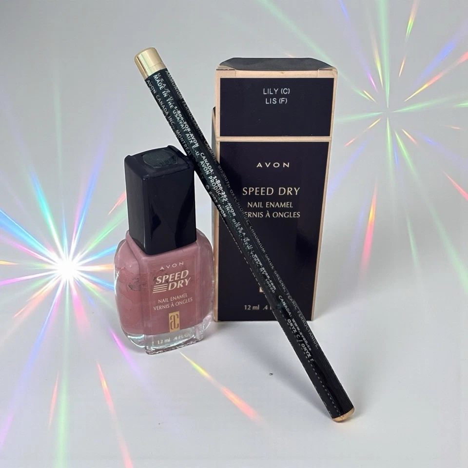 Avon In A Blink Line & Shadow 双面铅笔玛瑙 C/Onyx F - 0.04 盎司密封 — 第 1/4 张图片
