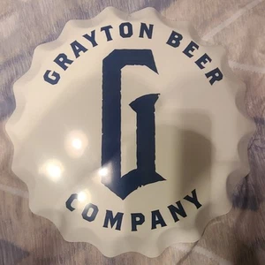 Grayton Beer Company Tin Sign . 14X14 - Picture 1 of 1