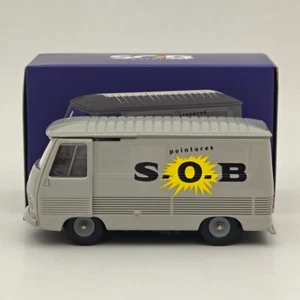 Norev 1/43 Fourgon J7 Peugeot Peintures SOB Diecast Model Cars Collection Grey - Foto 1 di 8