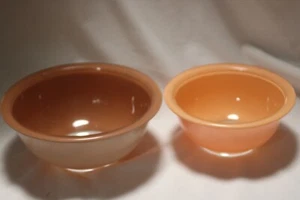 Pyrex #322 und #323 Autumn Rainbow verschachtelte Rührschüsseln - Bild 1 von 13