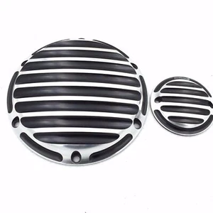 XHT Groove Engine Derby Timer Cover For Harley Sportster 883 Roadster Black - Bild 1 von 6