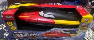 XVB Remote Control Turbo Master High Speed Racing Boat 49 MHZ Red Black Color.. - Picture 1 of 4