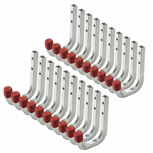 20 x OrgaTech Universalhaken Werkstatthaken Werkzeughaken Stahlhaken 80 x 120mm - Bild 1 von 1