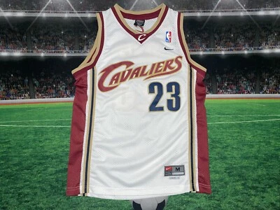 Nike Lebron James Cleveland Cavs Jersey Swingman Youth Sz Medium Preowned - Image 1 of 4