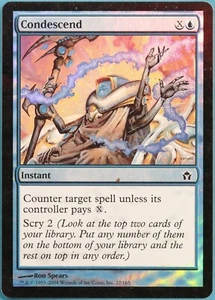 FOIL Condescend PL Fifth Dawn MTG Magic the Gathering Blue English Card - Picture 1 of 1