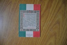 CARTOLINA LA BANDIERA ITALIANA D' AZEGLIO VIAGGIATA 1918 SUBALPINA W
