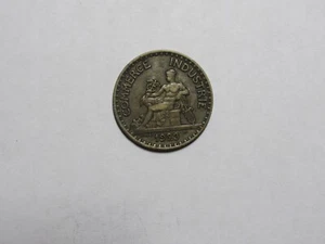 Old France Coin - 1923 2 Francs - Circulated - Picture 1 of 2