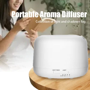 Mist Humidifier Home Office Bedroom Desptop Aromatherapy Air Purifier Cool US - Picture 1 of 12