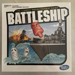 BATTLESHIP THE CLASSIC NAVAL COMBAT BOARD GAME BY HASBRO AGES 7+ FACTORY SEALED! - Picture 1 of 4
