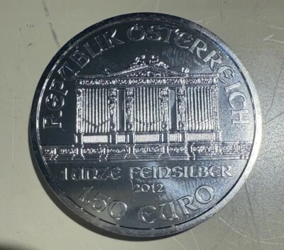 2012  1 oz Austrian Silver Philharmonic Coin (BU) - Image 1 of 4